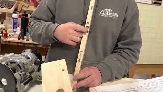 How to use the Soss hinge jig to route a cabinet door soss invisible hinge
