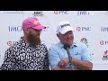 Mark and Shaun O'Meara Sunday Flash Interview 2020 PNC Championship - Round 2