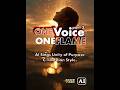One Voice, One Flame | AI Sings Unity of Purpose Pt. 3 | Céline Dion Style