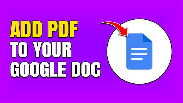 How To Add PDF File in Google Docs (Full Guide)