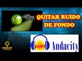 QUITAR RUIDO DE FONDO DE CAMTASIA 9 USANDO AUDACITY