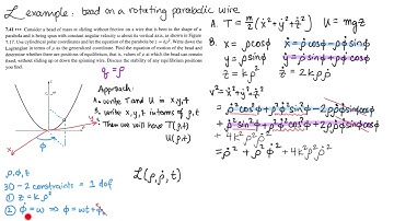 38 Bead on a rotating parabolic wire