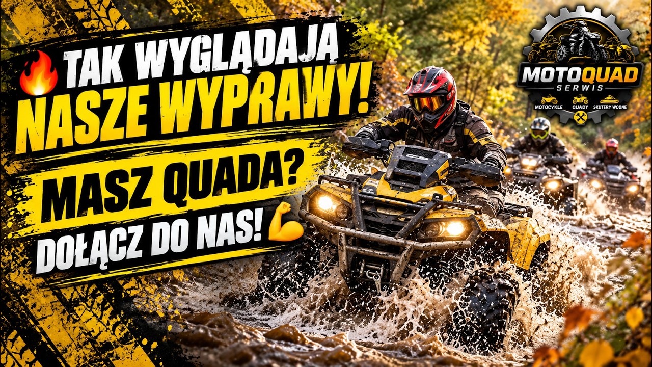 Kadr z filmu z wyprawy quadowej na Podlasie 2026