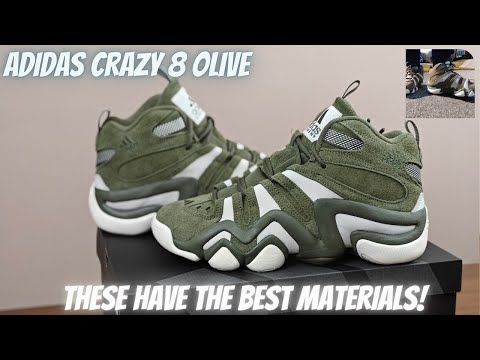 Adidas Crazy 8 Olive - The Nicest Materials This Time Around