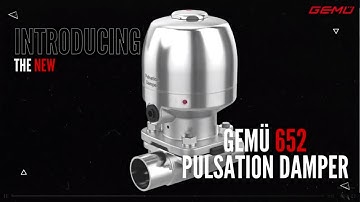 GEMU 652 Pulsation Damper - The New Innovative Solution to Pressure Surges