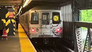 MTA NYCT: Rush hour train action at Queensboro Plaza on the 7, N, and W lines