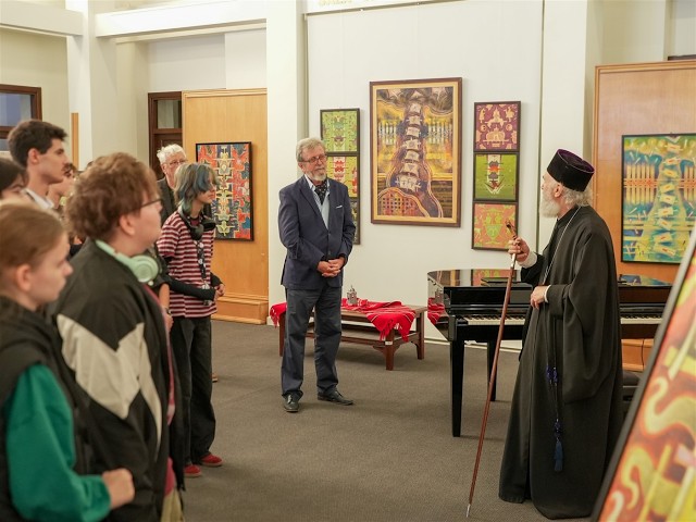 Vernisajul expoziţiei „Vămile văzduhului” la Muzeul eparhial din Galați