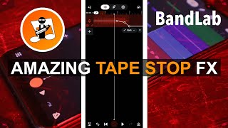 How to make a tape stop effect in Bandlab screenshot 4