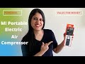 MI Portable Electric Air Compressor (worth buying for car, motor bike and bicycle)