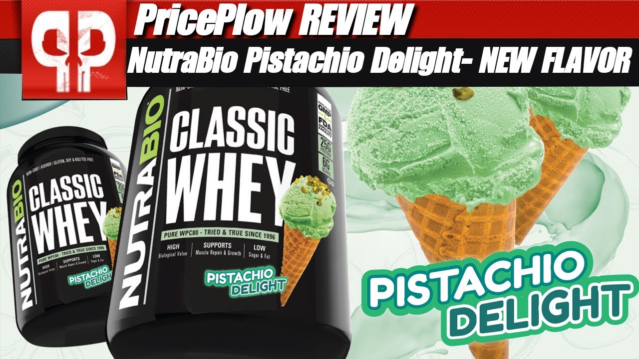 NutraBio Classic Whey PISTACHIO Delight Review! YouTube