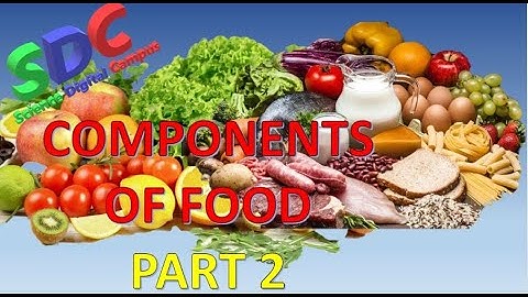 Components of Food Part 2 (CBSE syllabus class 6)