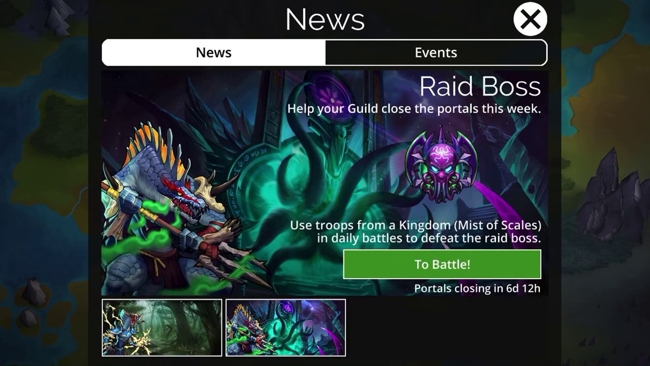 Gems of War | Mist of Scales Raids week Nov 11-17, 2019