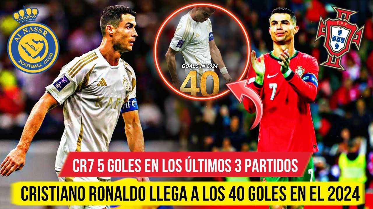 🔥 CRISTIANO RONALDO LLEVA 4 GOLES en los ÚLTIMOS 3 PARTIDOS - CR7 LLEGÓ