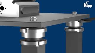 Levelling sets - The low version for easy alignment of entire production lines