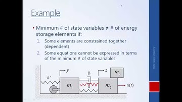 System Dynamics and Control: Module 27b - Choosing State Variables