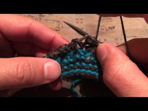 Working the Tuck Stitches for the Portcullis Cowl Pattern - A Sockmatician Tutorial