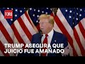 Donald Trump ofrece conferencia tras ser declarado culpable