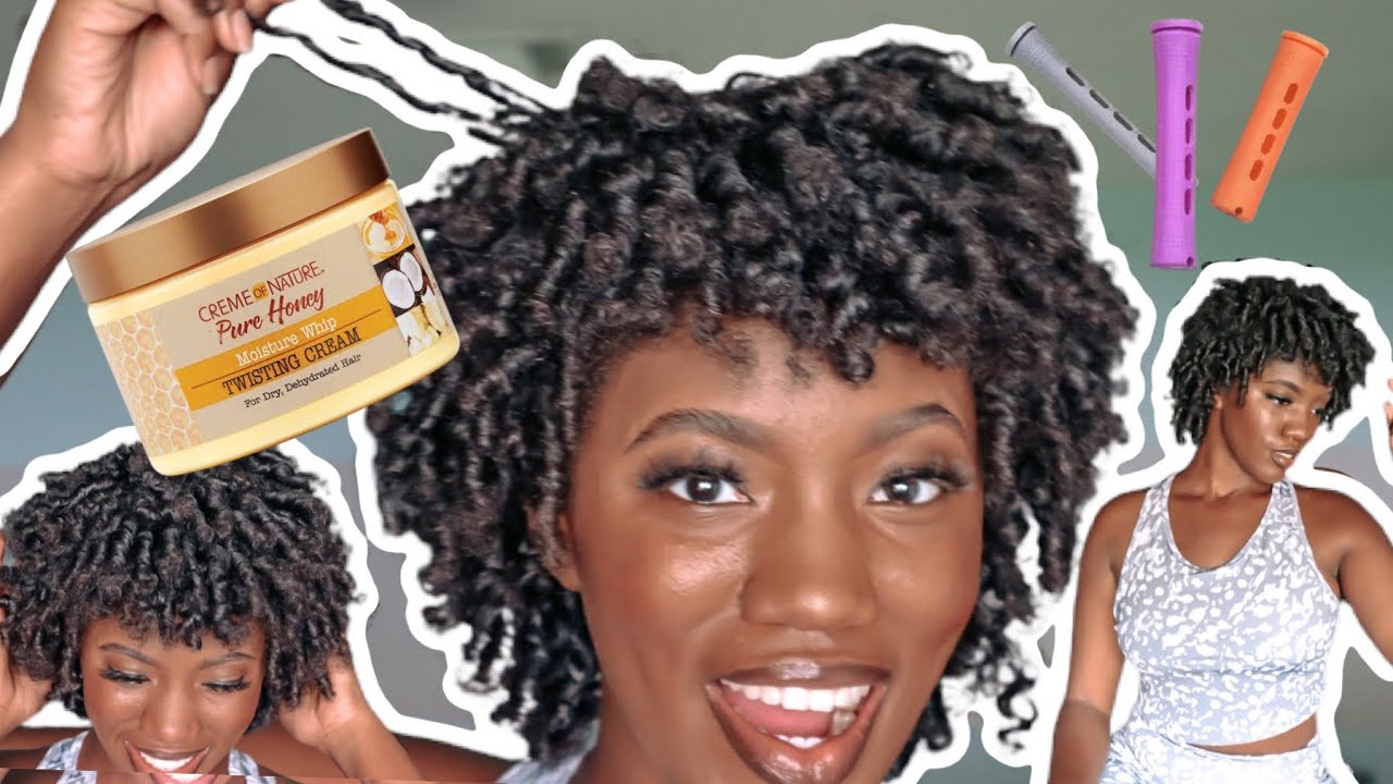 How to perm rod natural hair YouTube