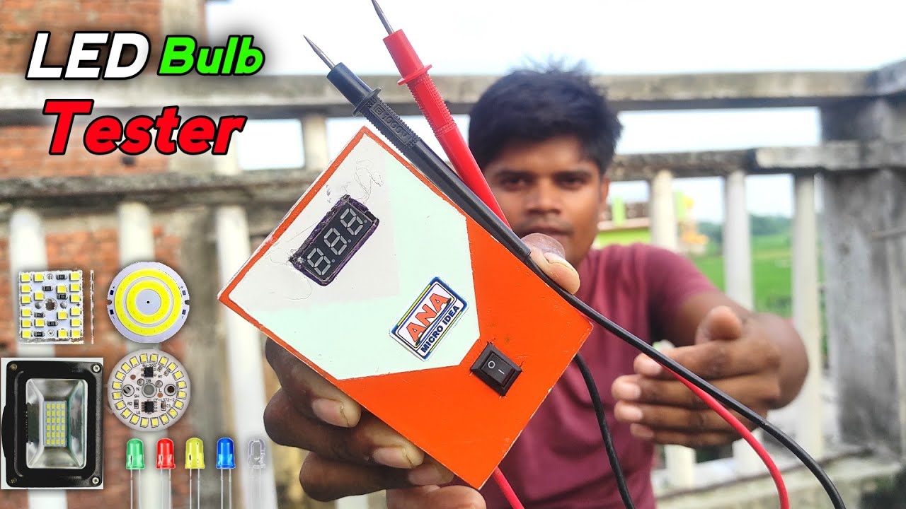 How To Make Led tester || Led tester homemade - YouTube