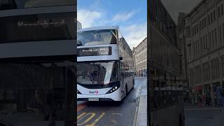 A First Glasgow E400EV On Route 57A To Kennishead, And A McGills Yutong E12 To Erskine Sempill Av.