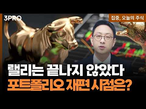 랠리는 아직 끝나지 않았다. 지금 필요한 포트폴리오 전략은? ㅣ 이재규 SK증권 PB차장 [집중 오늘의 주식]