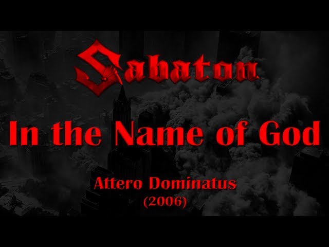 Sabaton - In The Name Of God