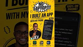 I Built a Mobile App Sign In Page With ONLY My Phone - No Laptop Needed! | Publish to Play Store