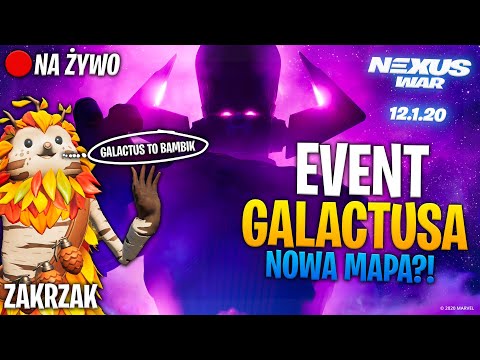 WIELKI EVENT GALACTUSA - ZAPIS LIVE BĘDZIE SIĘ DZIAŁO!  WBIJAJ OGLĄDAĆ Kod ZAKRZAK w Sklepie