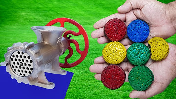 EXPERIMENT COLORFUL OREO vs MEAT GRINDER