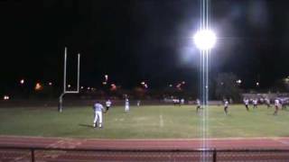 apache junction high football 2009 vs brad mountain david gamboa kicker