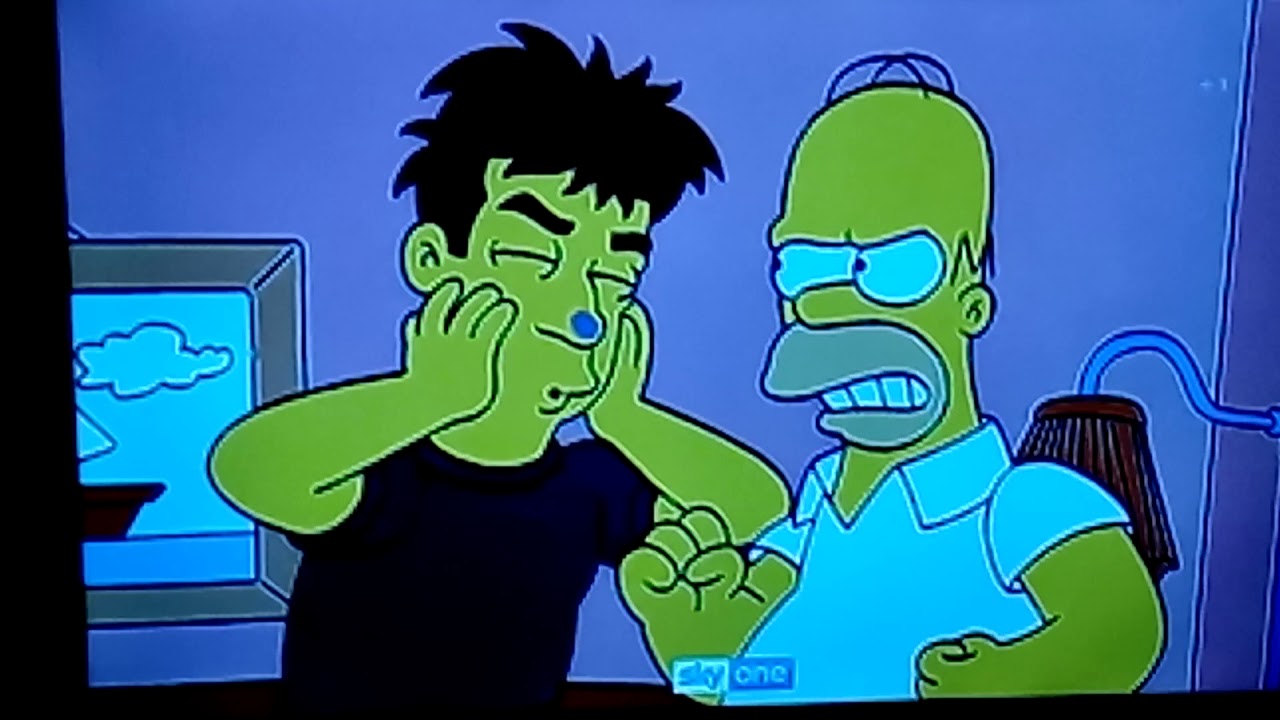 Homer Punches Simon Cowell YouTube