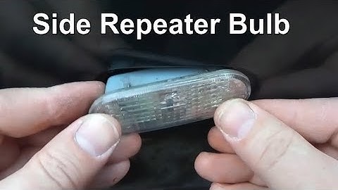 Side Repeater Bulb Change  - Volkswagen Golf
