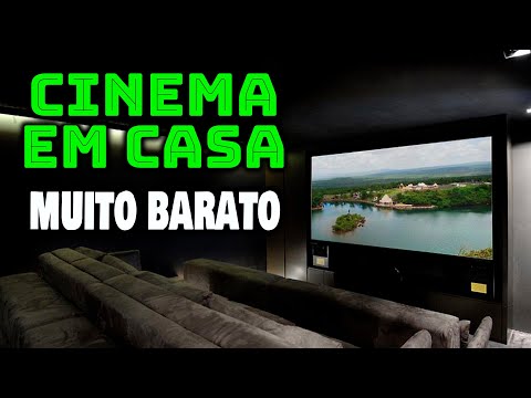 Video COMO FAZER UM CINEMA EM CASA BOM E BARATO / ATUALIZADO... - youtube