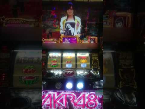 パチスロ　AKB48バラの儀式　バラの儀式揃い　プレミアムセンターボーナス