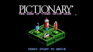 Pictionary (NES) Gameplay