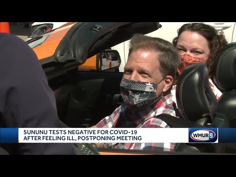Sununu tests negative for COVID-19 after feeling ill