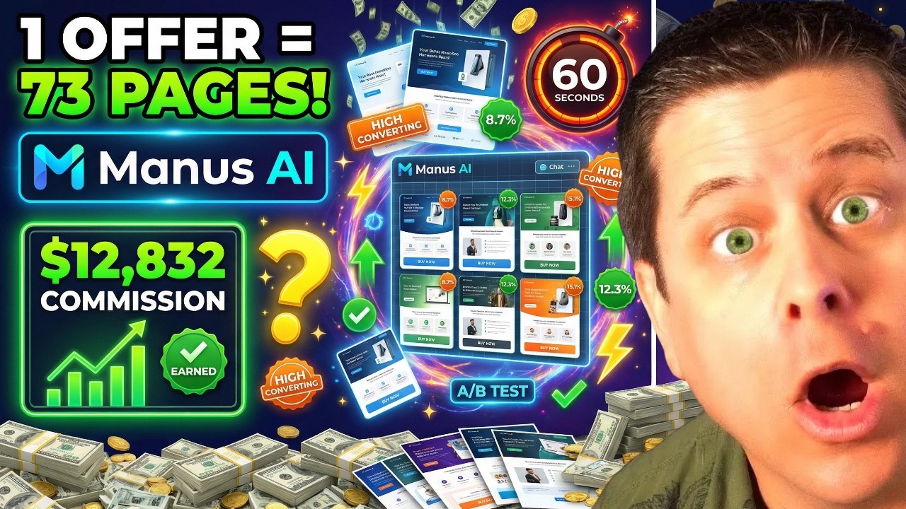 Manus Ai Built My ENTIRE Affiliate Website In Minutes! Manus Ai Built My ENTIRE Affiliate Website In Minutes!