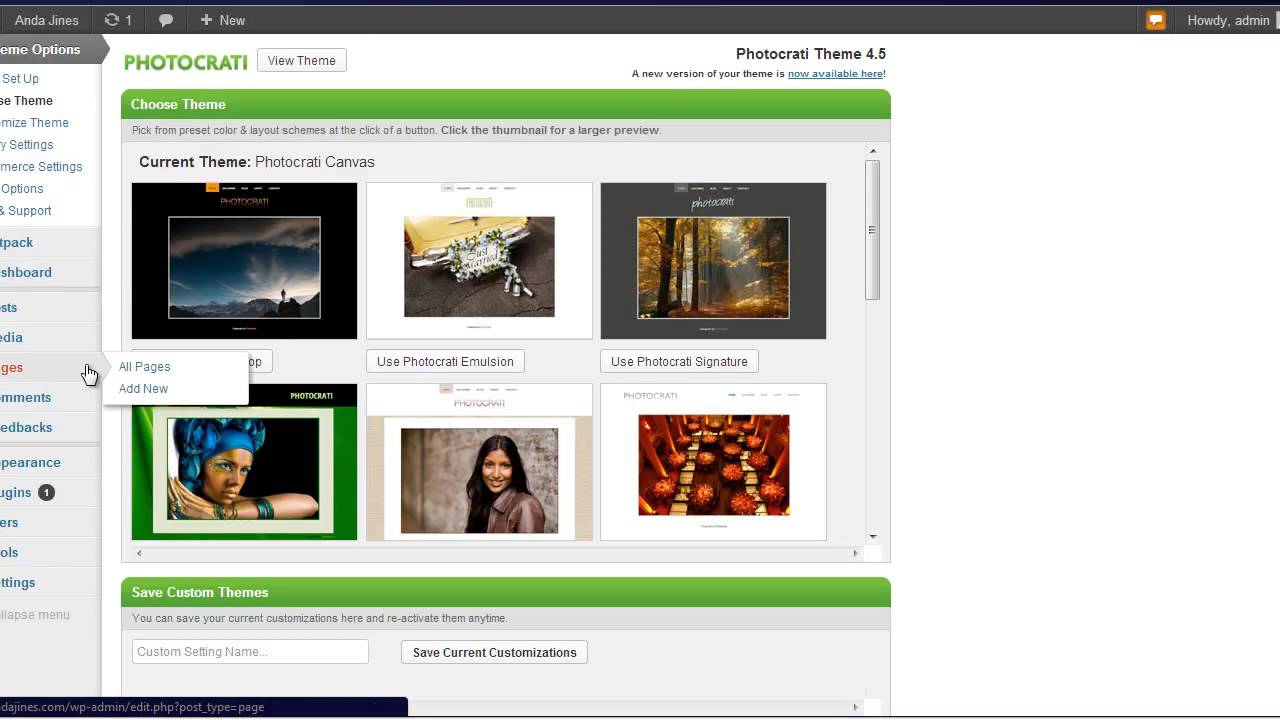 Photocrati WordPress Photography Theme