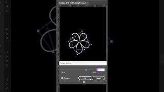 make simple flowers using bloat and blend tools #adobedesign #graphicdesigne
