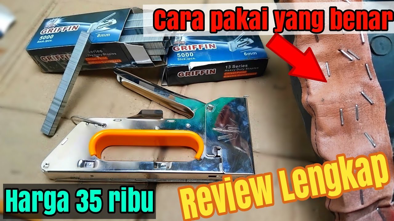Review & Cara Pakai Staples Tembak yang Benar