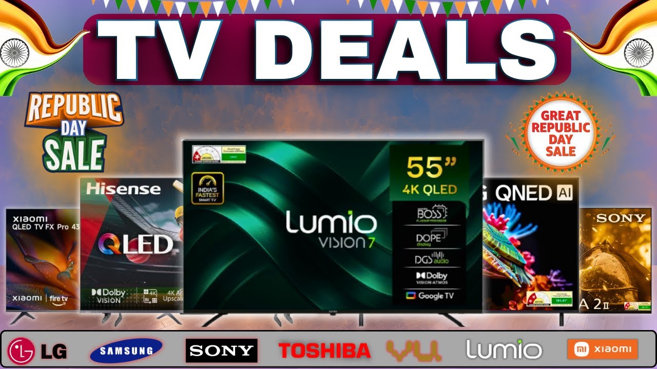 DON'T MISS These Republic Day Sale TV Deals!🔥 Big Bachat on Sony, Samsung & TCL TVs!