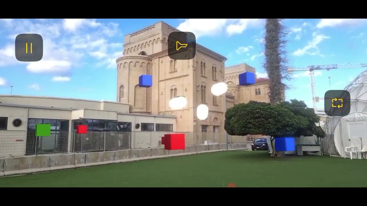 Tech concept of the AR game - YouTube