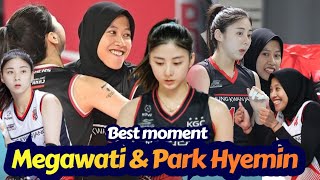Rungkaddd || Megawati & Park Hye Min 박혜민 in V-League 2023 || Daejeon JungKwanJang Red Sparks