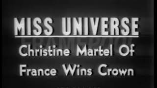 Miss Universe 1953 Crowning