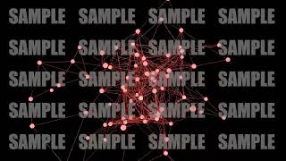 Looping Plexus Network Animation　点と線でつながるプレクサスのループ映像