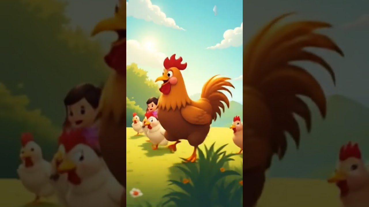 ছোট্ট বাচ্চাটি মুরগির পিঠে বসে আছে। cute baby and cokc