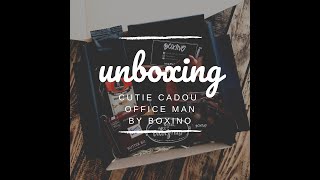 Unboxing Cutie Cadou Pentru Barbati Office Man - Boxino.ro