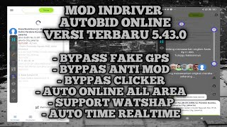 Mod indriver terbaru autobid all area