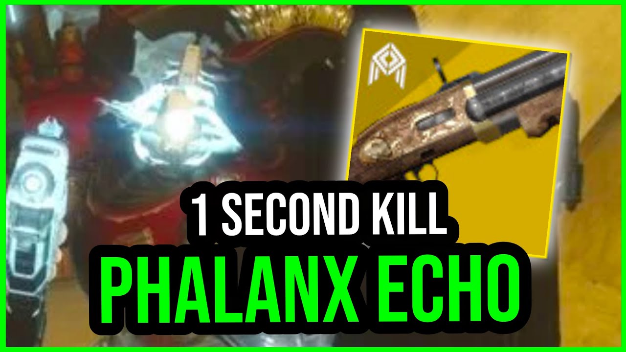FOURTH HORSEMAN SOLO 1-SECOND KILL vs Phalanx Echo Dungeon Boss Destiny 2