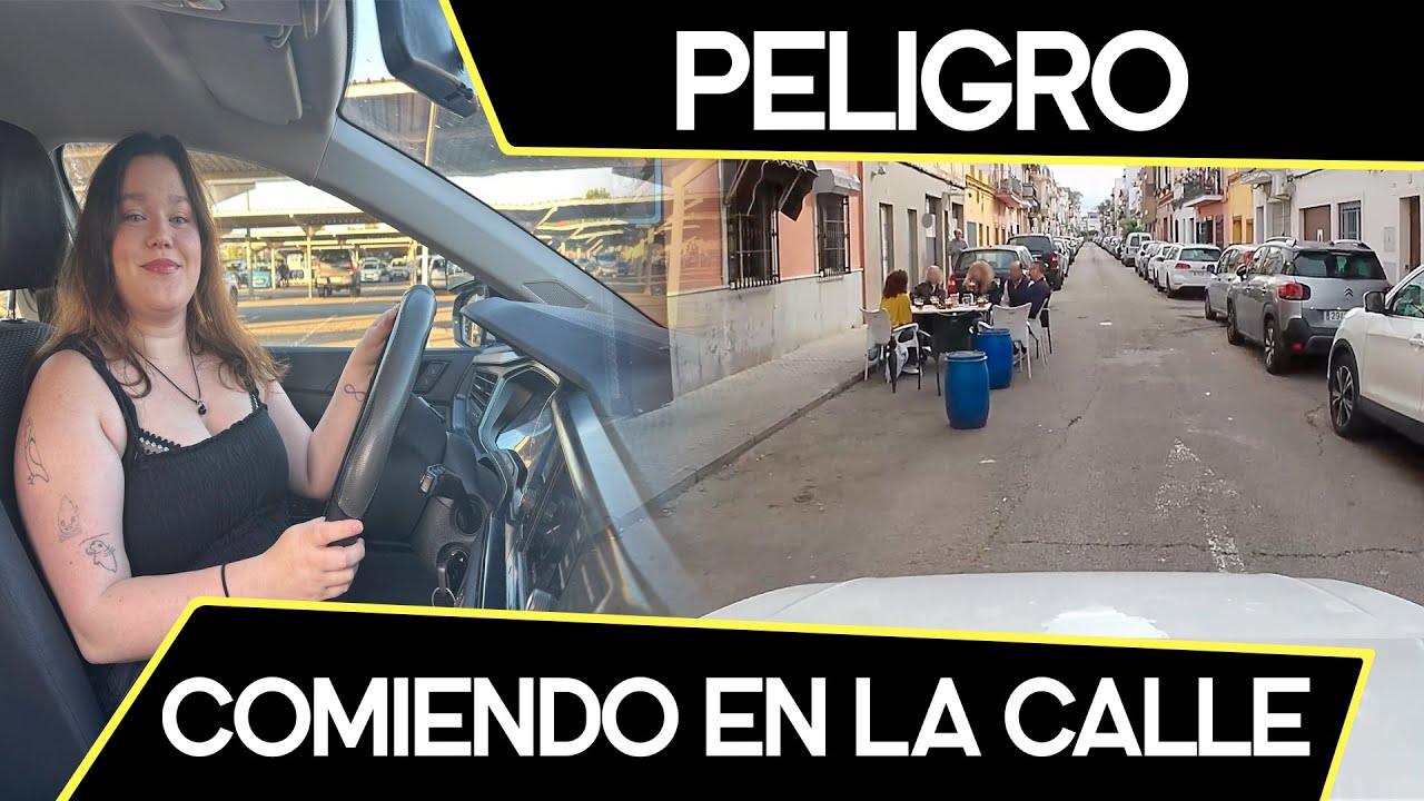 Alumna muy NERVIOSA y Gente COMIENDO en la CALLE